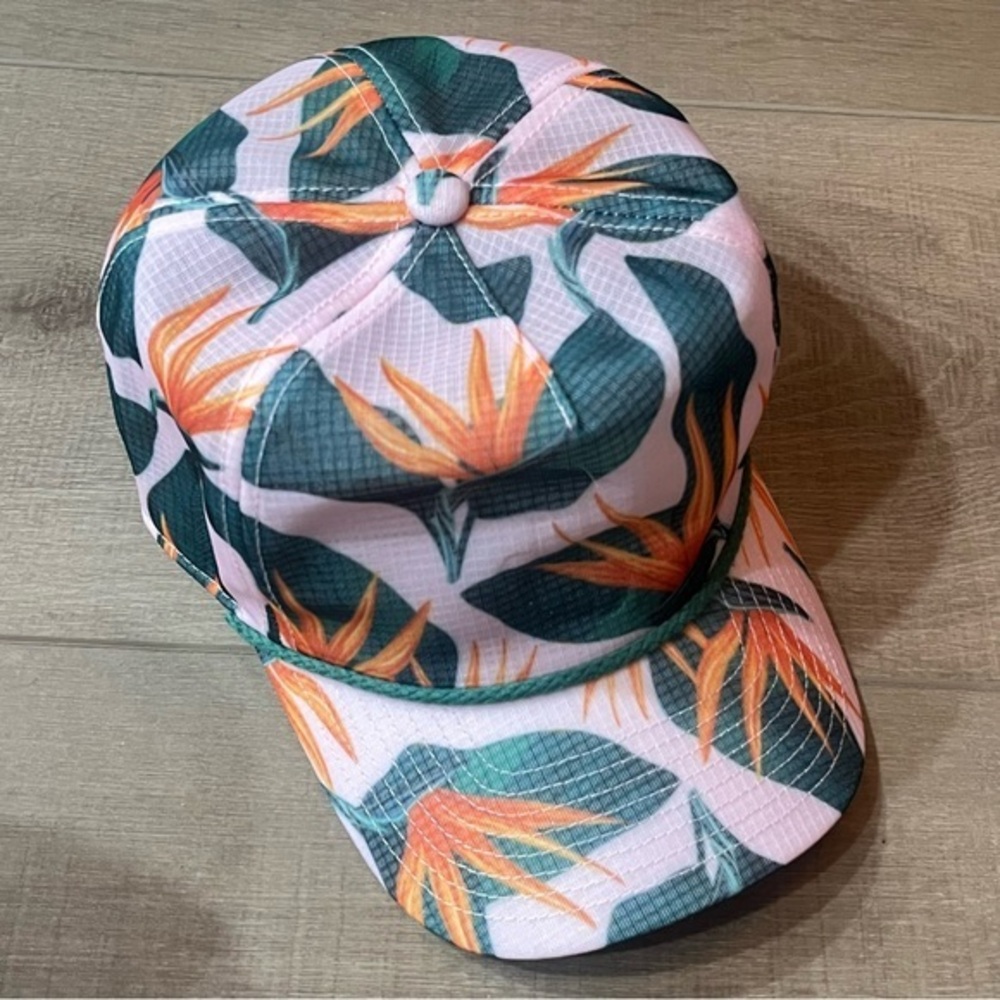 Imperial The Live Wire Mono Mesh Printed Rope Baseball Cap‎ Pink Green Snapback